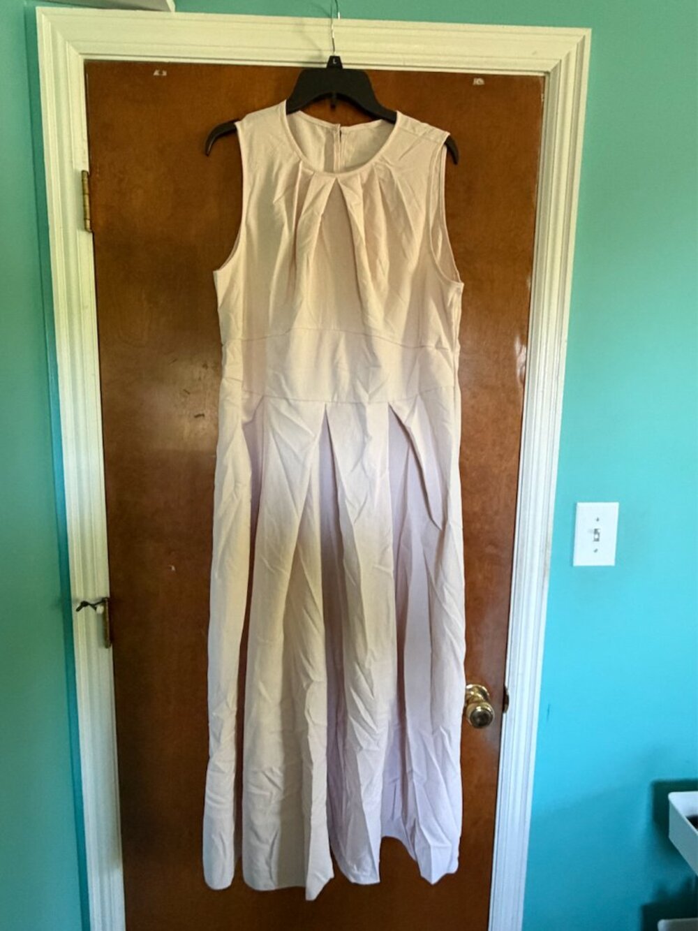 Shein Curve Light Pink Long Dress